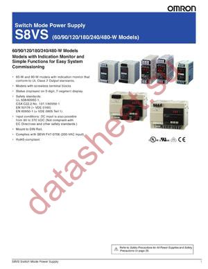 S8VS-18024BE-F datasheet  